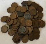 (100) VARIOUS DATED LINCOLN WHEAT CENTS