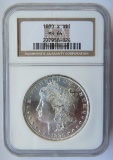 1880-S MORGAN SILVER DOLLAR - NGC MS64