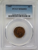 1907 INDIAN HEAD CENT - PCGS MS66RD