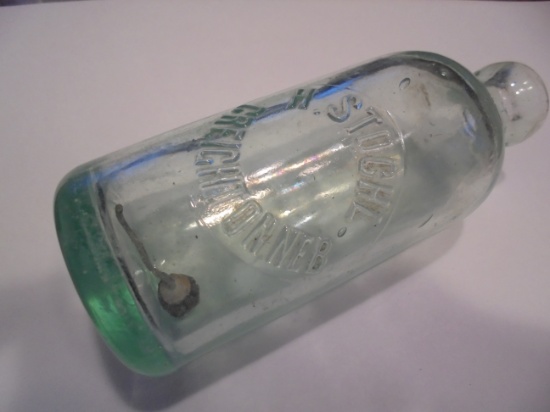 ANTIQUE "H. STOCHL" SODA BOTTLE FROM CREIGHTON NEBRASKA