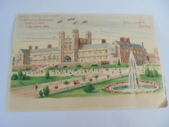 1904 ST. LEWIS WORLDS FAIR SOUVENIR POST CARD