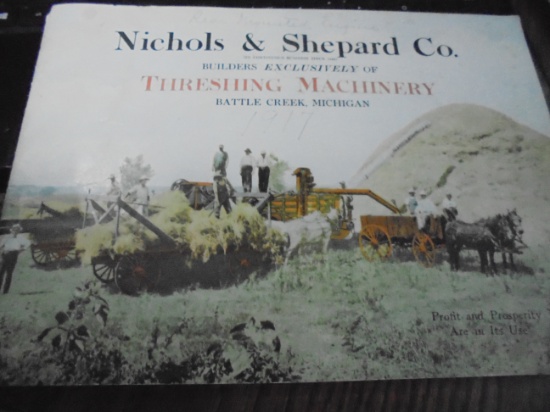OLD & RARE "NICHOLS & SHEPARD" & CO CATALOG--STUNNING GRAPHICS
