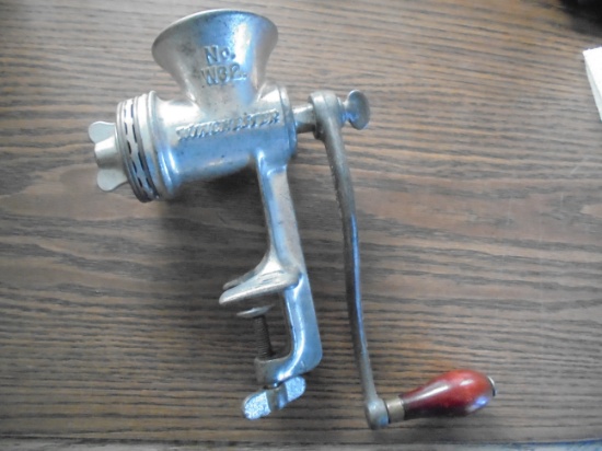 OLD WINCHESTER "W-32" FOOD GRINDER--NICE CONDITION WITH GREAT MARKS