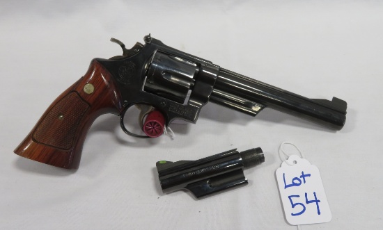 Smith & Wesson Model 25-5 45 Colt 6" barrel with extra 3.25" barrel