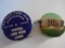 TWO VINTAGE ADVERTISING TAPE MEASURES 