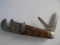 OLD CATTARAUGUS POCKET KNIFE WITH ADJ. WRENCH END-ROUGH CONDITION