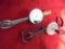 (2) VINTAGE EGG BEATERS-ONE TOY AND ONE IS A 