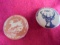 (2) 1980'S MINNESOTA BOW HUNTERS PIN BACK BUTTONS