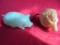 2 VINTAGE SEWING TAPE MEASURES-