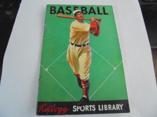 1934 BASEBALL BOOKLET FROM KELLOGG COMPANY-FAIRLY NICE