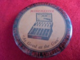 OLD WINCHESTER ADVERTISING POCKET HONE WITH GRAPHICS