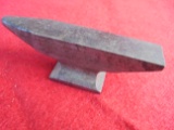 OLD STEEL MINIATURE ANVIL--3 1/4 INCHES LONG