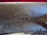 OLD BRASS NO. 2 KEEN KUTTER TROWEL WITH WOOD HANDLE