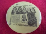 OLD ADVERTISING POCKET MIRROR FEATURING 