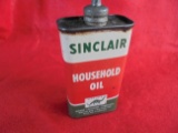 OLD SINCLAIR HOUSEHOLD OIL CAN-4 INCH TALL WITH 