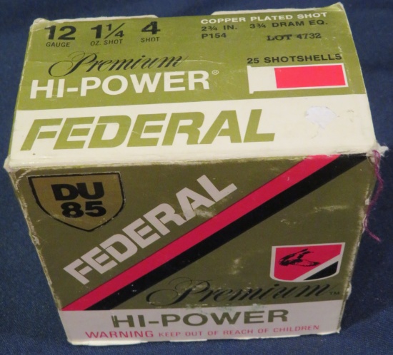Federal Premium Hi-Power 12ga 4 Shot