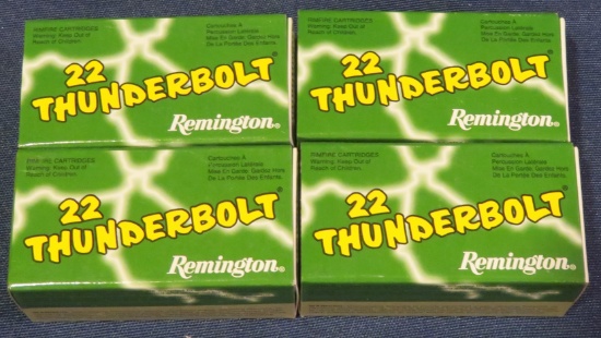 (4) Remington Thunderbolt 22LR Round Nose