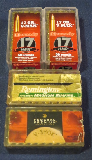 (4) Boxes of 17HMR