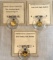 (3) .5 GRAM 585 GOLD COINS - FEATURING 9/11, KRUGERRAND , AND GOLD EAGLE