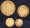 CANADIAN SILVER COIN LOT -- 4 SILVER CANADIAN COINS