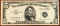 SERIES 1953-B UNITED STATES $5.00 SILVER CERTIFICATE
