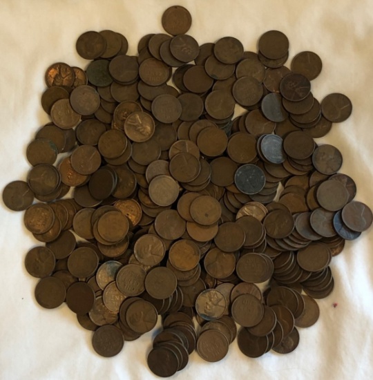 (400) VARIOUS DATED LINCOLN WHEAT CENTS
