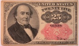 1874 UNITED STATES 25 CENT FRACTIONAL NOTE