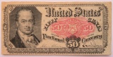 1875 UNITED STATES 50 CENT FRACTIONAL CURRENCY NOTE.