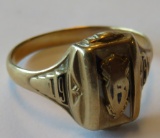 VINTAGE JOSTEN 10K GOLD CLASS RING