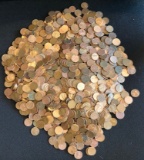 LARGE LOT OF (1750) LINCOLN WHEAT CENTS