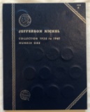 WHITMAN JEFFERSON NICKEL ALBUM 1938-1961 -- 51 COINS INSIDE