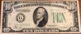 SERIES 1934-A $10 FEDERAL RESERVE NOTE