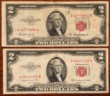 SERIES 1953-A AND SERIES 1953-B $2.00 RED SEAL NOTES