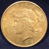 1925 PEACE SILVER DOLLAR