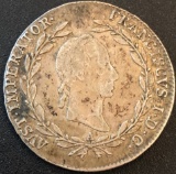 1830-A AUSTRIAN 20 KREUZER SILVER COIN