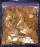 APPROXIMATELY 5 1/2 POUNDS OF VARIOUS DATED WHEAT CENTS