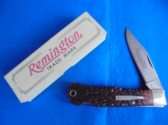 NEVER CARRIED REMINGTON R1303 ONE BLADE POCKET KNIFE IN BOX