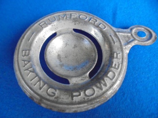 VINTAGE "RUMFORD BAKING POWDER" ADVERTISING EGG SEPARATOR