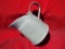 OLD THREE INCH TALL ENAMEL GREY PITCHER-QUITE NICE