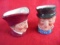 2 SMALL ROYAL DOULTON TOBY JUGS-2 INCHES TALL