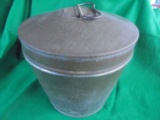 ANTIQUE TIN WARE PUDDING MOULD-8 INCHES TALL