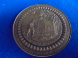 1967 NEBRASKA CENTENNIAL METAL MADE OF BRONZE-MEDALLIC ART CO. NEW YORK