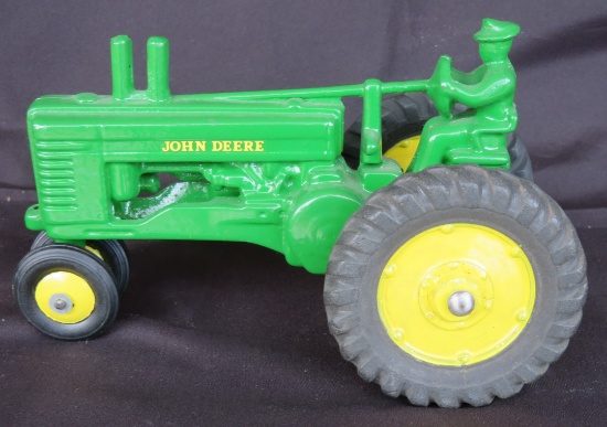 JOHN DEERE MODEL "A" TRACTOR WITH MAN