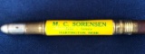 M.C. SORENSEN - HARTINGTON, NEBR - ADVERTISING BULLET PENCIL