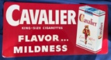 CAVALIER KING SIZE CIGARETTES - ADVERTISING SIGN