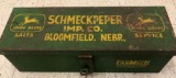 SCHMECKPEPER IMPLEMENT. BLOOMFIELD, NEBRASKA - JOHN DEERE TOOL BOX