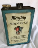 MAYTAG MULTI-MOTOR OIL TIN - ONE GALLON SIZE