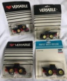 SET OF (4) VERSATILE FOUR WHEEL DRIVE TRACTORS -- 1/64 SCALE