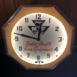 MASSEY FERGUSON ADVERTISING CLOCK