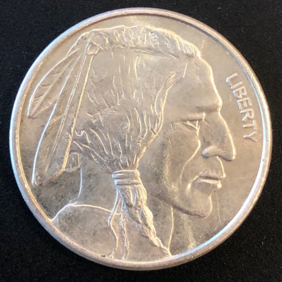 Indian Head Buffalo - One Troy Ounce .999 Fine Silver